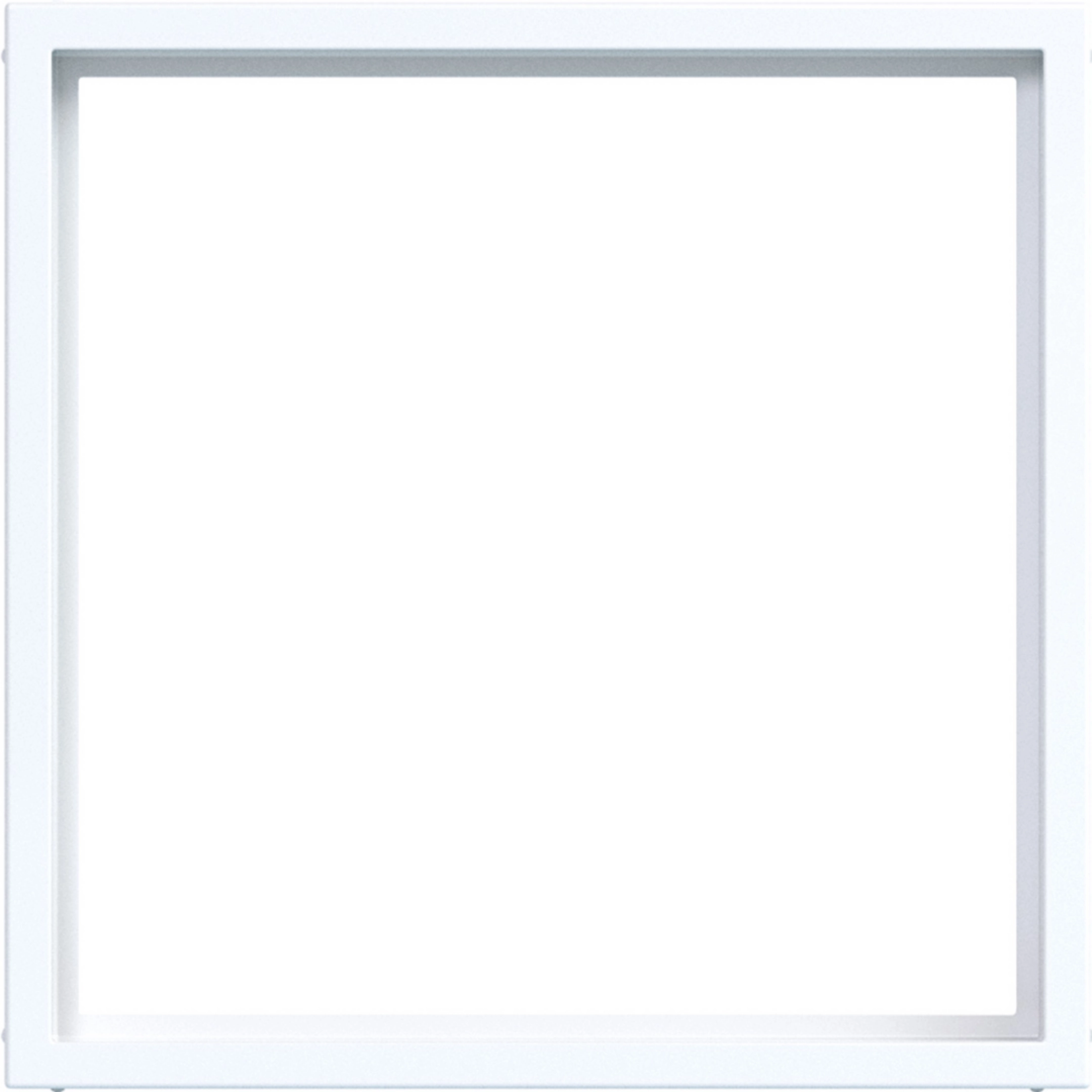 Hager Zwischenring für Zentralstück/-platte 50 x 50 mm, A.x/C.x, lichtweiß glänzend
