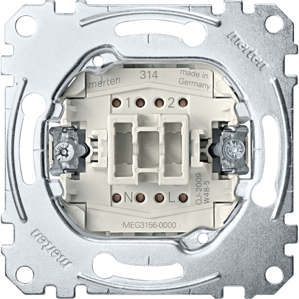Merten Wechseltaster-Einsatz System M (farbneutral)