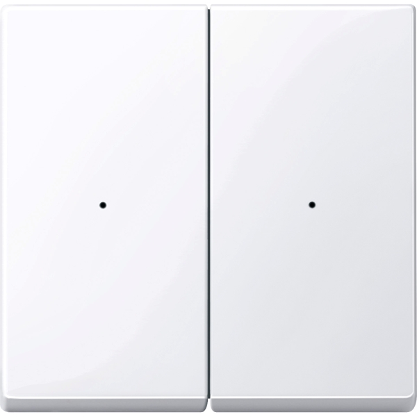 Merten Wippe für Tastermodul 2-fach System M aktivweiß glänzend